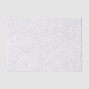 Elegant White Paisley Lace Seidenpapier