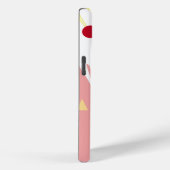 Elegant White & Pink Girly Case-Mate iPhone Hülle (Rückseite / Rechts)