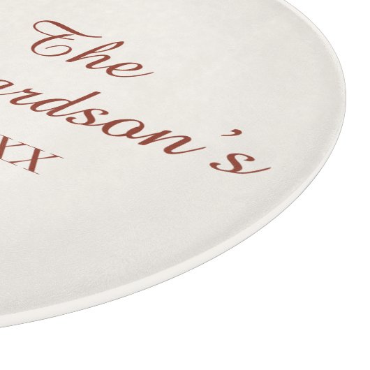 Elegant White Poinsettia Custom Christmas Schneidebrett (Ecke)