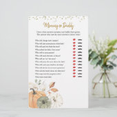 Elegant White Pumpkin Mommy oder Daddy Games (Stehend Vorderseite)