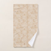 Elegant White Rose Bath Towel Set - Practical Gift (Handtuch)