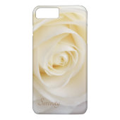 Elegant White Rose Floral Case-Mate iPhone Hülle (Rückseite)
