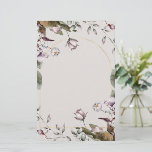 Elegant White Rose Stationery Besondere Anlass Briefpapier