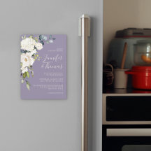 Elegant White Roses and Hydrangeas on Lavender