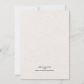 Elegant White Roses Bridal Shower Einladung (Rückseite)