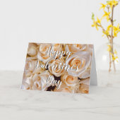 Elegant White Roses Frische Pasta machen Karte (Gelbe Blume)