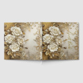 Elegant White Roses  Gästebuch (Voll)