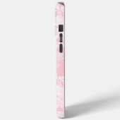 Elegant White Roses Pink Floral Case-Mate iPhone Hülle (Rückseite / Links)