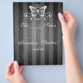 Elegant White Royal Butterfly Flyer (Hand)
