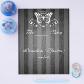 Elegant White Royal Butterfly Flyer (Einzeln)