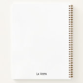 Elegant White | Rückmeldung von Urlaubern Notizblock (Rückseite)