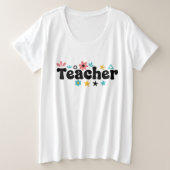 Elegant White Short Sleeve T-Shirt for Women (Design vorne)