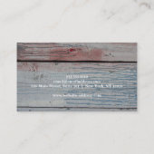 Elegant White Singer Music Voice Teacher Musical B Visitenkarte (Rückseite)