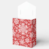 Elegant White Snowflake (Cranberry) Geschenkschachtel (Geöffnet)