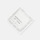 Elegant White Vintage Lace Wedding Serviette (Ecke)