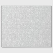 Elegant White Wedding Confetti Geschenkpapier (Flach)