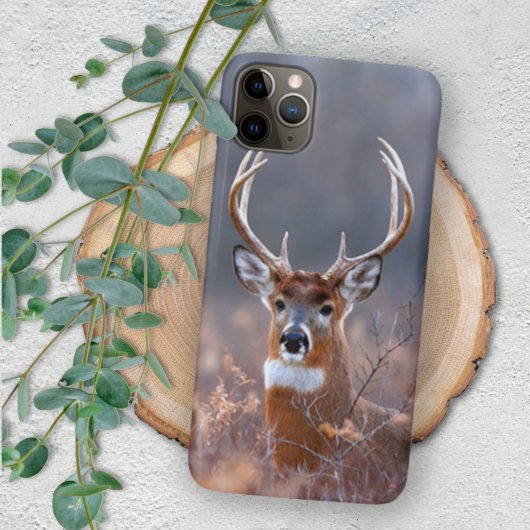 Elegant Whitetail Deer Winter Season Foto Case-Mate iPhone Hülle