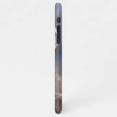 Elegant Whitetail Deer Winter Season Foto iPhone Hülle (Linke Seite)