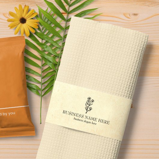 Elegant Wild Blume Handmade Gummistempel