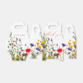Elegant Wild Floral Blooming Garden Wedding Geschenkschachtel (Ungefaltet)