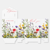 Elegant Wild Floral Blooming Garden Wedding Geschenkschachtel (Ungefaltet)