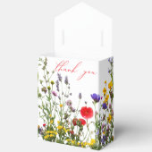 Elegant Wild Floral Blooming Garden Wedding Geschenkschachtel (Offen)