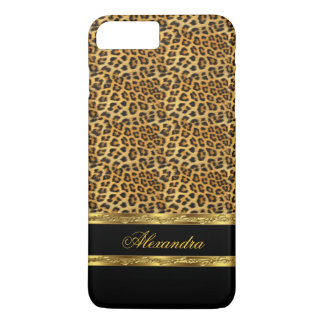 Elegant Wild Leopard Black and Gold Case-Mate iPhone Hülle