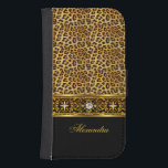 Elegant Wild Leopard Black Gold Jewel Samsung S4 Geldbeutel Hülle<br><div class="desc">Elegant Wild Leopard Animal Print Black and Gold, Imitate Jewel. Elegante klassiges Handy Handy Girly für Frauen Mädchen Add Name Initials Glitzer (Achtung, das Bild wird dunkler auf Fall erscheinen) Fabuläre Produkt für Frauen, Mädchen, Zizzago erstellt dieses Design BITTE BEACHTEN Sie alle flachen Bilder! Sie haben KEINEN echten Glitzer, Diamanten...</div>