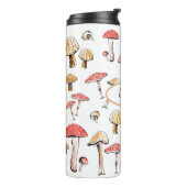 Elegant Wild Mushroom Personalisierte Natur Thermosbecher (Nach links gedreht)