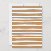 Elegant Wild One Safari Baby Shower Einladung (Rückseite)