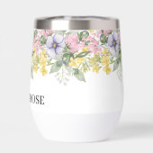 Elegant Wildflower Floral Wedding  (Rückseite)