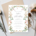 Elegant Wildflower Garden 30th birthday Einladung<br><div class="desc">Designed to coordinate with our Wildflower collection,  this customizable 30th birthday invitation features a wreath of spring wildflowers with classic text. For more advanced customisation of this design,  e.g. changing layout,  font or text size please click the "CUSTOMIZE" button above. Please contact me for any questions!</div>