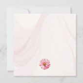 Elegant Wildflower Garden Wedding Invitation Einladung (Rückseite)