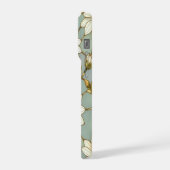 Elegant Wildflower iPhone Cover with Stained Glass iPhone Hülle (Linke Seite)