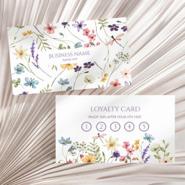 Elegant Wildflower Wild Flower Floral Custom Treuekarte