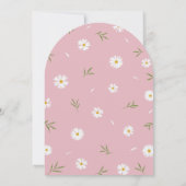 Elegant Wildflowers Floral Garden Bridal Shower  Einladung (Rückseite)