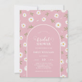 Elegant Wildflowers Floral Garden Bridal Shower  Einladung (Vorderseite)