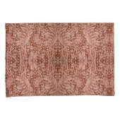 Elegant William Morris Floral Blue White Pattern Kissenbezug (Vorderseite-Rechts)