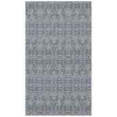 Elegant William Morris Floral Blue White Pattern Tischdecke (Vorderseite)