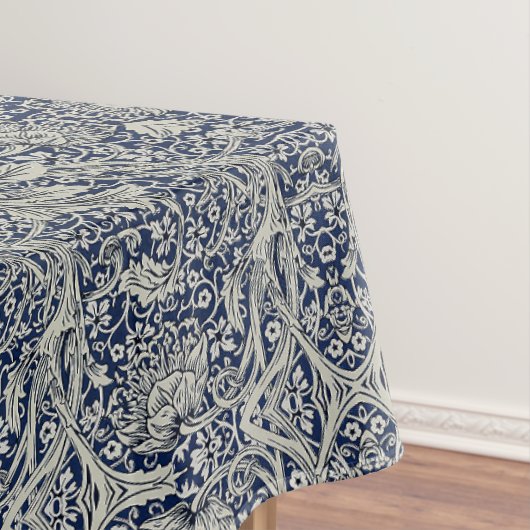 Elegant William Morris Floral Blue White Pattern Tischdecke (Beispiel)