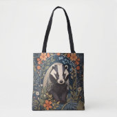 Elegant William Morris Inspiriert Badger Tasche (Vorderseite)