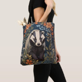 Elegant William Morris Inspiriert Badger Tasche (Von Nahem)