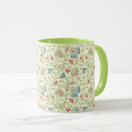 Elegant William Morris Renaissance Floral Tasse