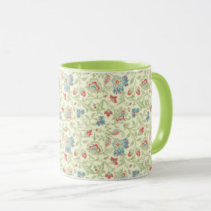 Elegant William Morris Renaissance Floral Tasse