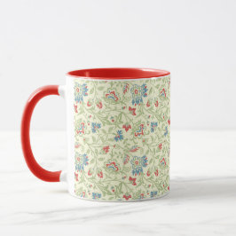 Elegant William Morris Renaissance Floral Tasse