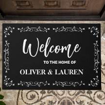 Elegant willkommen auf der Zuhause von | Schwarz