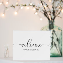 Elegant Willkommen bei unserem Hochzeitsschreiben,