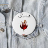 Elegant Wine -  Wedding  Buttons (Beispiel)