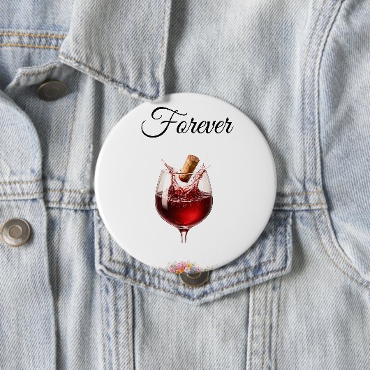 Elegant Wine -  Wedding  Buttons (Beispiel)