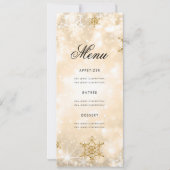 Elegant Winter 70. Geburtstag Programm Gold mit Me (Rückseite)